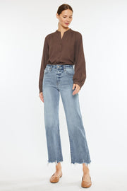 Kancan High Rise Slim Wide Leg Jeans