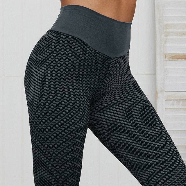 Seamless Fitness Women Yoga Leggings Push Up Gym Fitness High Waist Workout Leggings Fashion Patchwork Print High Waist Pants