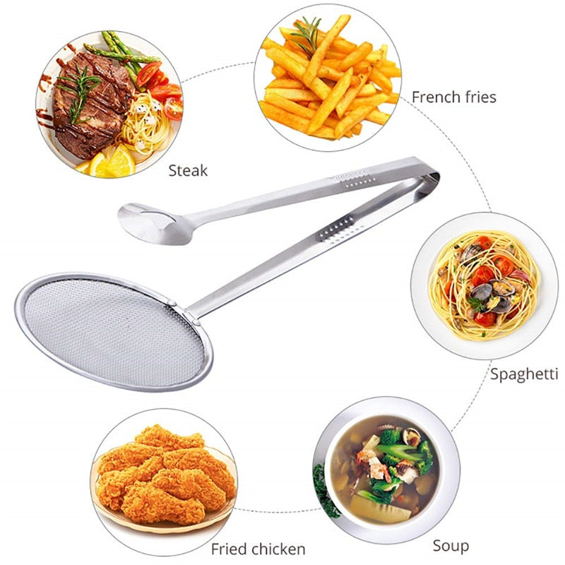 Stainless Steel Multi-functional Filter Spoon