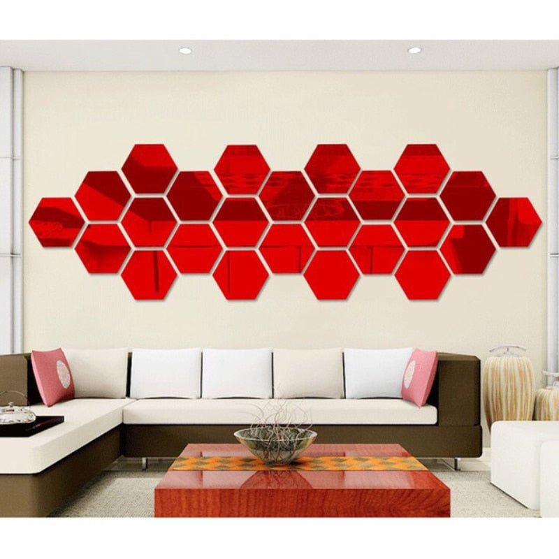 Mirror Wall Stickers Home Decor