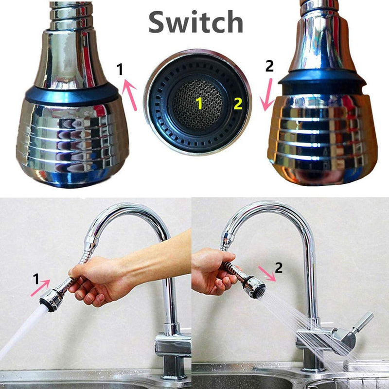 Kitchen Gadgets 2 Modes 360 Rotatable Bubbler