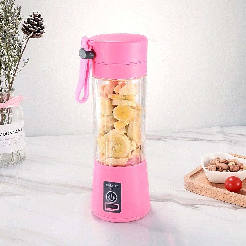 Electric Juicer Handheld Juice Cup & Milkshake Blender