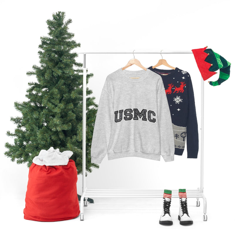 Unisex Military USMC Heavy Blend Crewneck Sweatshirt