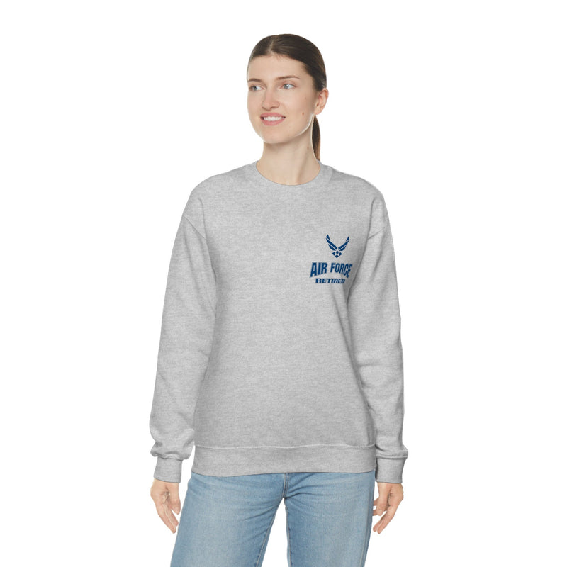 Unisex Military Air Force Heavy Blend Crewneck Sweatshirt