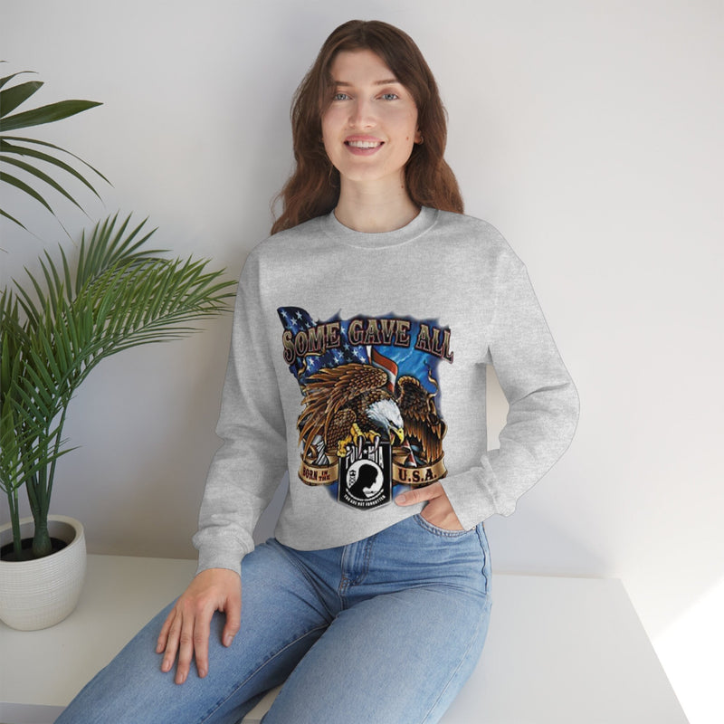 Unisex Military POW Heavy Blend Crewneck Sweatshirt