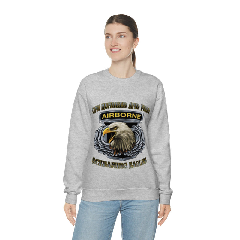 Unisex Military ARMY AIRBORNE Heavy Blend Crewneck Sweatshirt