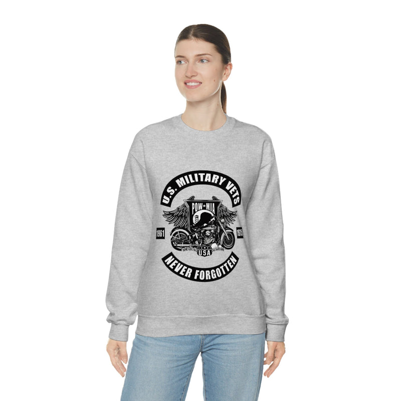 Unisex Military Veteran Heavy Blend Crewneck Sweatshirt