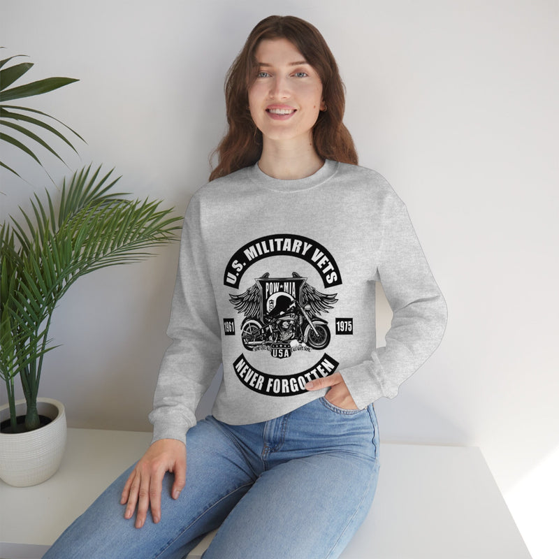 Unisex Military Veteran Heavy Blend Crewneck Sweatshirt