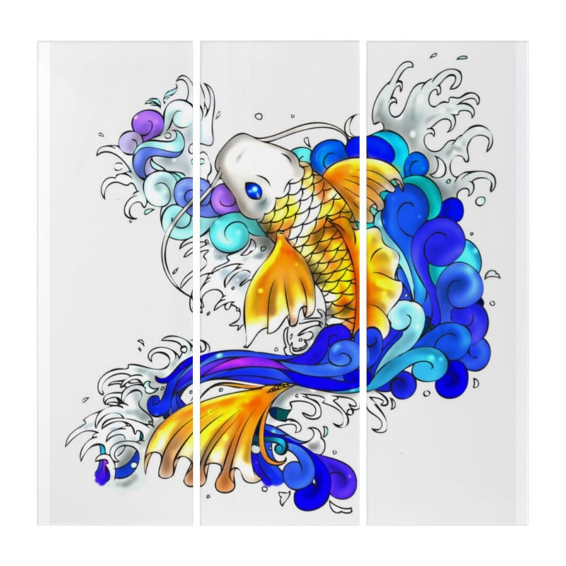 KOI Triptych Wall Art