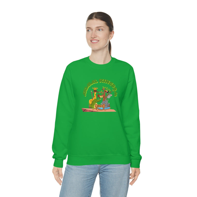 Unisex Heavy Blend Crewneck Animal Kingdom Sweatshirt