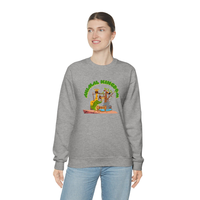 Unisex Heavy Blend Crewneck Animal Kingdom Sweatshirt