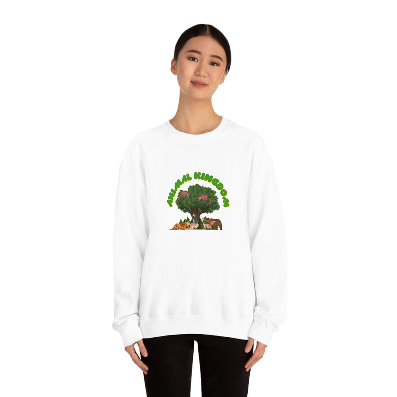 Unisex Heavy Blend Crewneck Animal Kingdom Sweatshirt