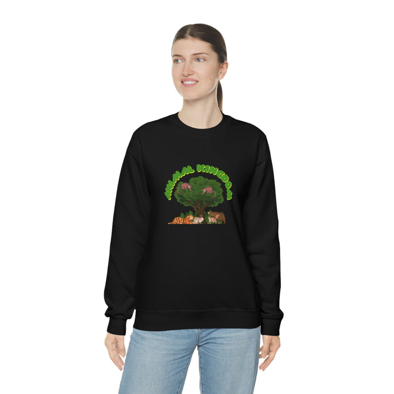 Unisex Heavy Blend Crewneck Animal Kingdom Sweatshirt