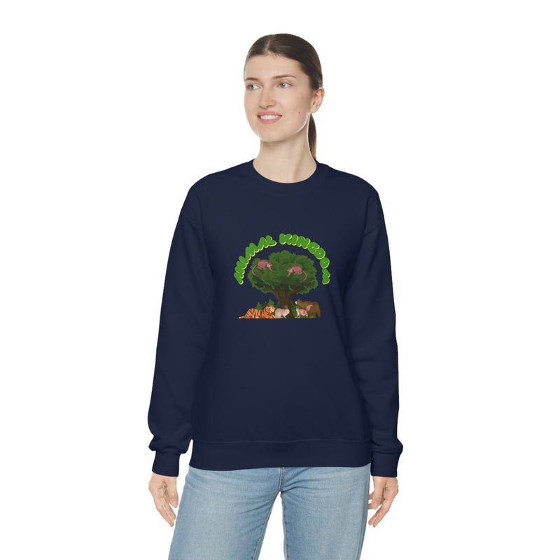 Unisex Heavy Blend Crewneck Animal Kingdom Sweatshirt