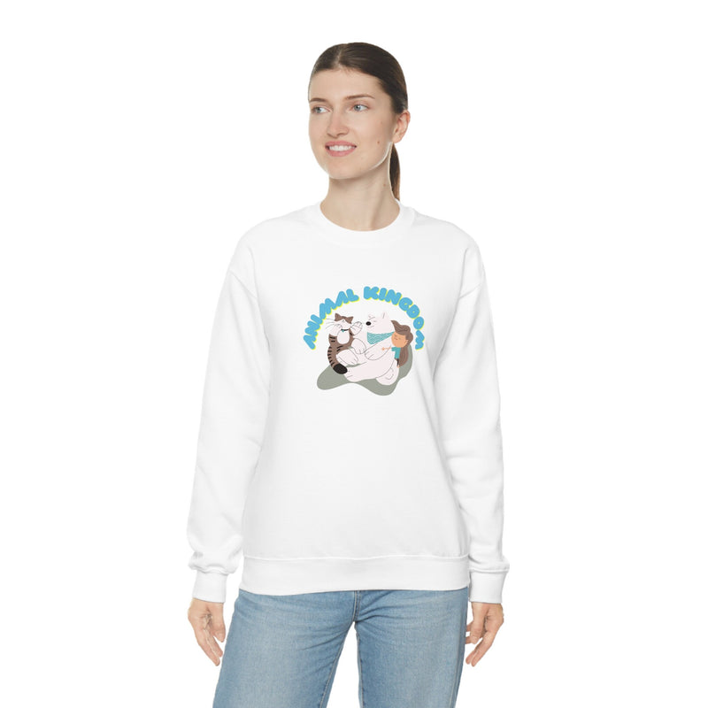 Unisex Heavy Blend Crewneck Animal Kingdom Sweatshirt