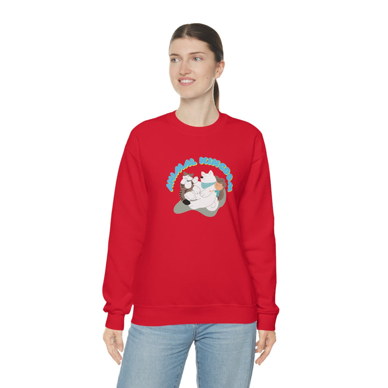 Unisex Heavy Blend Crewneck Animal Kingdom Sweatshirt