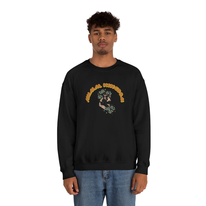 Unisex Heavy Blend Crewneck Animal Kingdom Sweatshirt