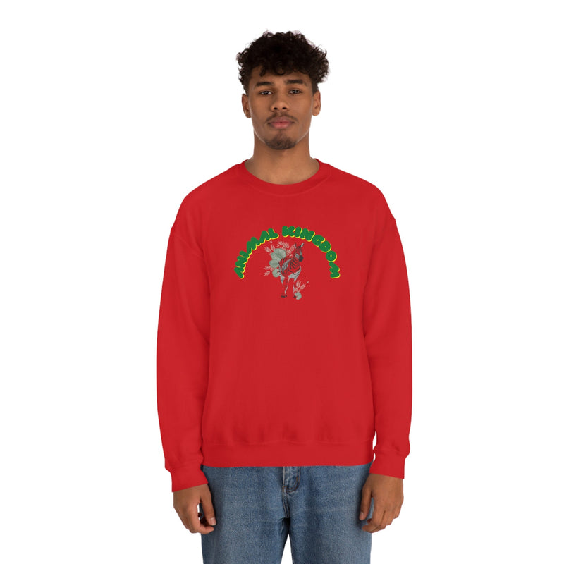 Unisex Heavy Blend Crewneck Animal Kingdom Sweatshirt