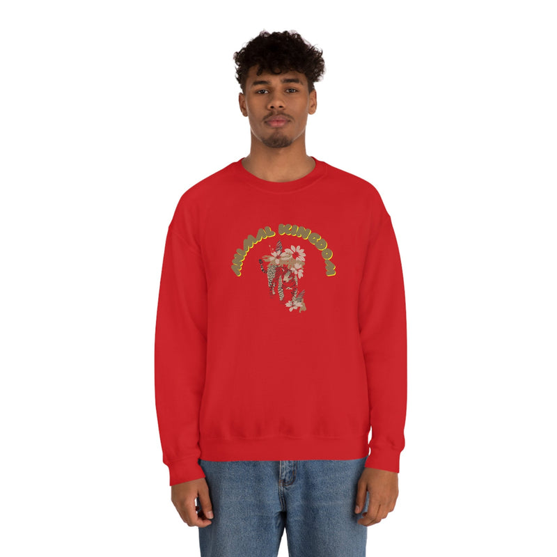 Unisex Heavy Blend Crewneck Animal Kingdom Sweatshirt