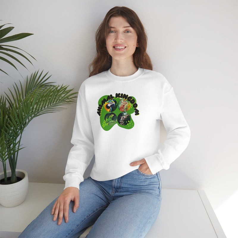 Unisex Heavy Blend Crewneck Animal Kingdom Sweatshirt