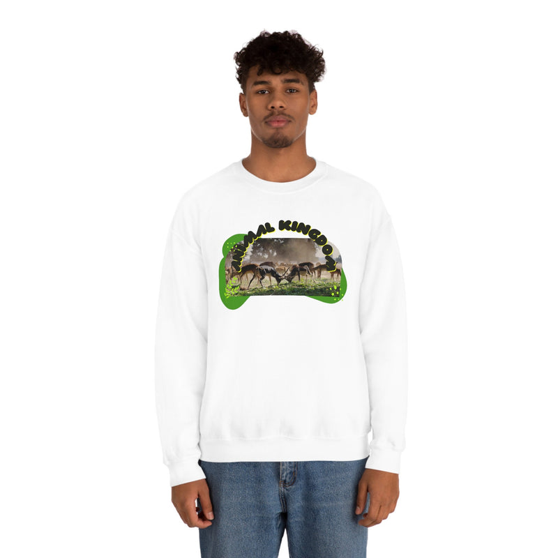 Unisex Heavy Blend Crewneck Animal Kingdom Sweatshirt