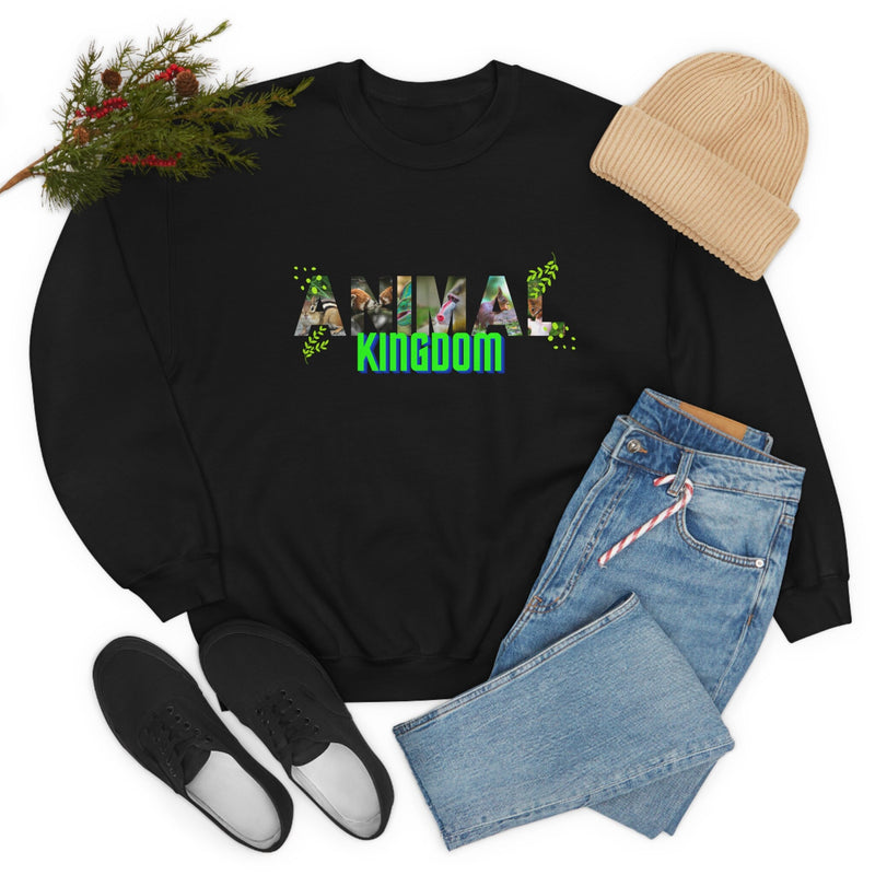 Unisex Heavy Blend Crewneck Animal Kingdom Sweatshirt