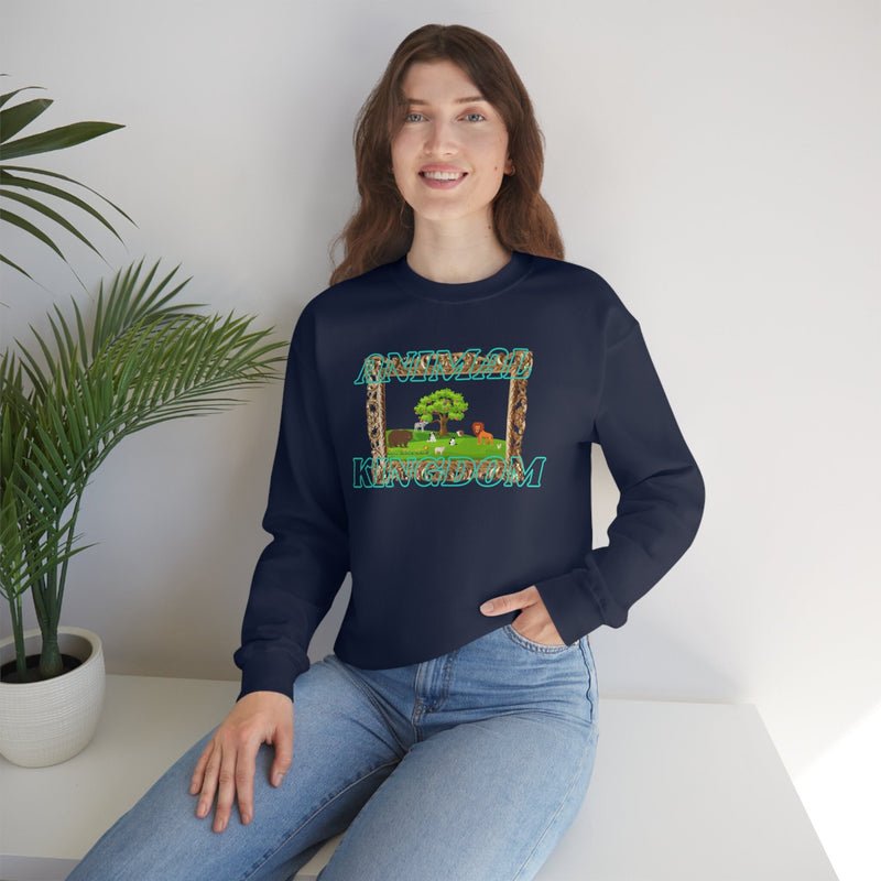 Unisex Heavy Blend Crewneck Animal Kingdom Sweatshirt