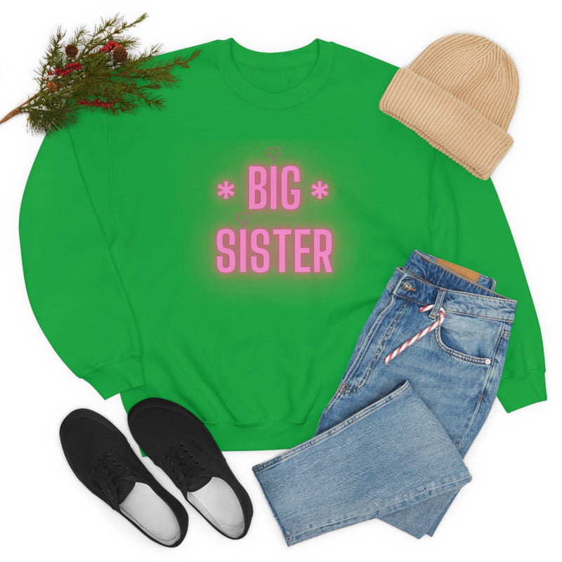 Unisex Heavy Blend Crewneck big sister shirt Sweatshirt