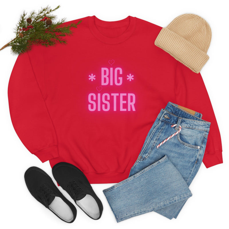 Unisex Heavy Blend Crewneck big sister shirt Sweatshirt