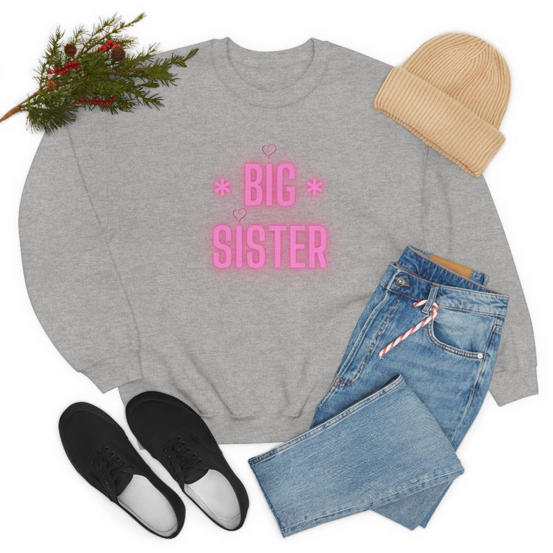 Unisex Heavy Blend Crewneck big sister shirt Sweatshirt