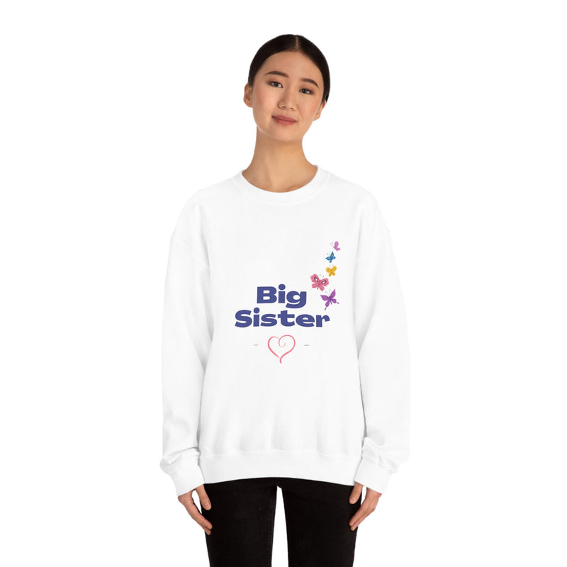 Unisex Heavy Blend Crewneck big sister shirt Sweatshirt