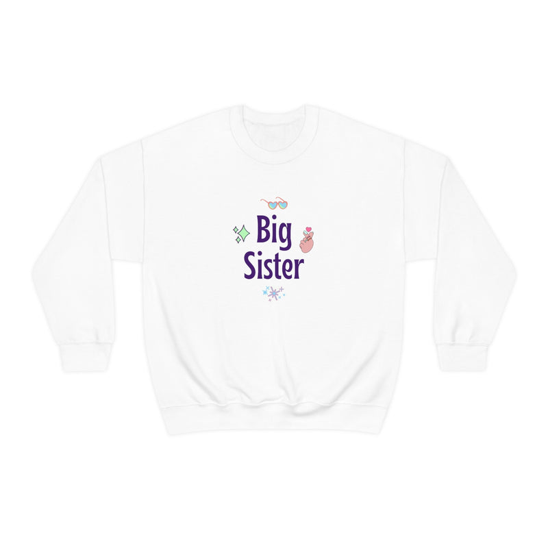 Unisex Heavy Blend Crewneck big sister shirt Sweatshirt