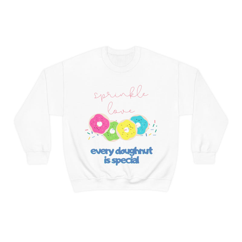 Unisex Heavy Blend Crewneck donut shirt Sweatshirt