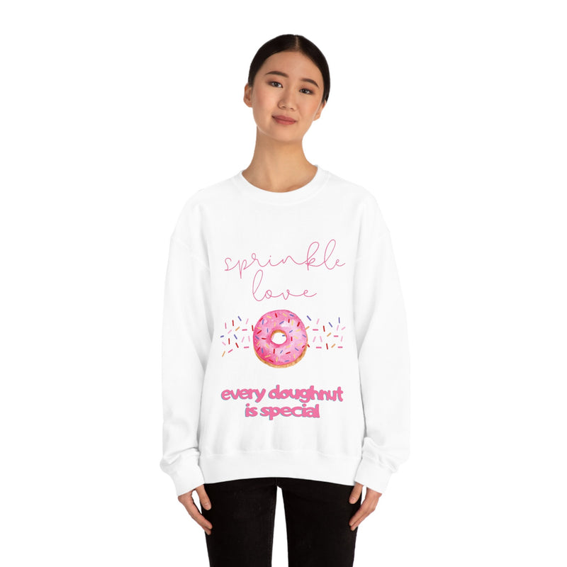 Unisex Heavy Blend Crewneck donut shirt Sweatshirt