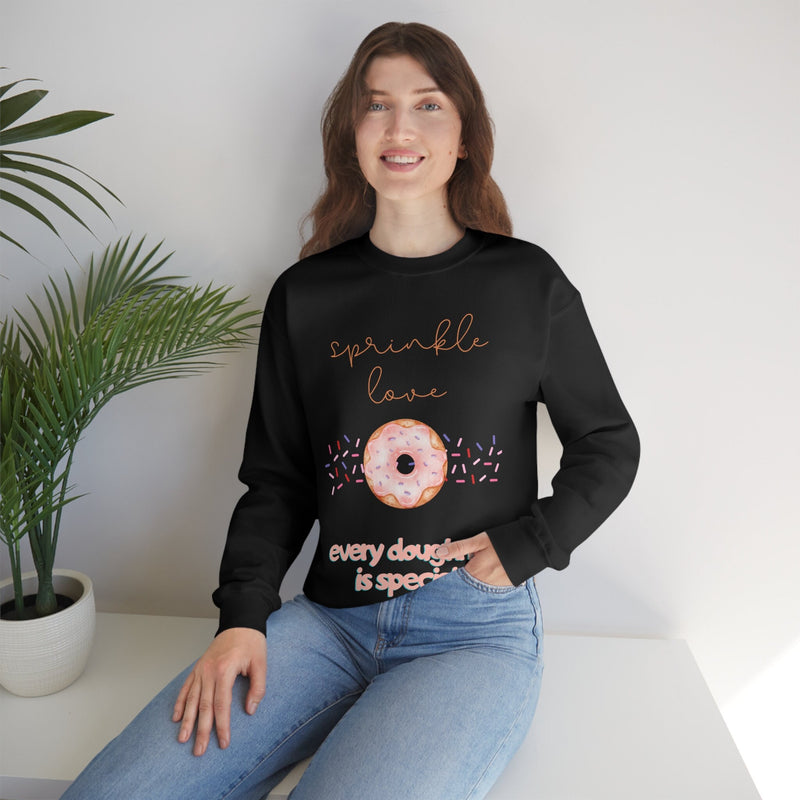 Unisex Heavy Blend Crewneck donut shirt Sweatshirt