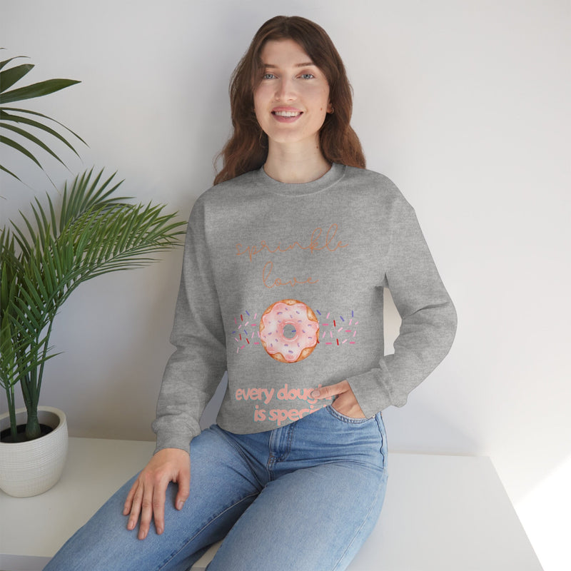 Unisex Heavy Blend Crewneck donut shirt Sweatshirt