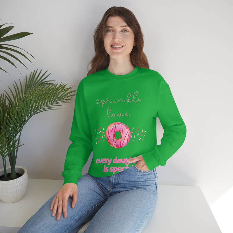 Unisex Heavy Blend Crewneck donut shirt Sweatshirt