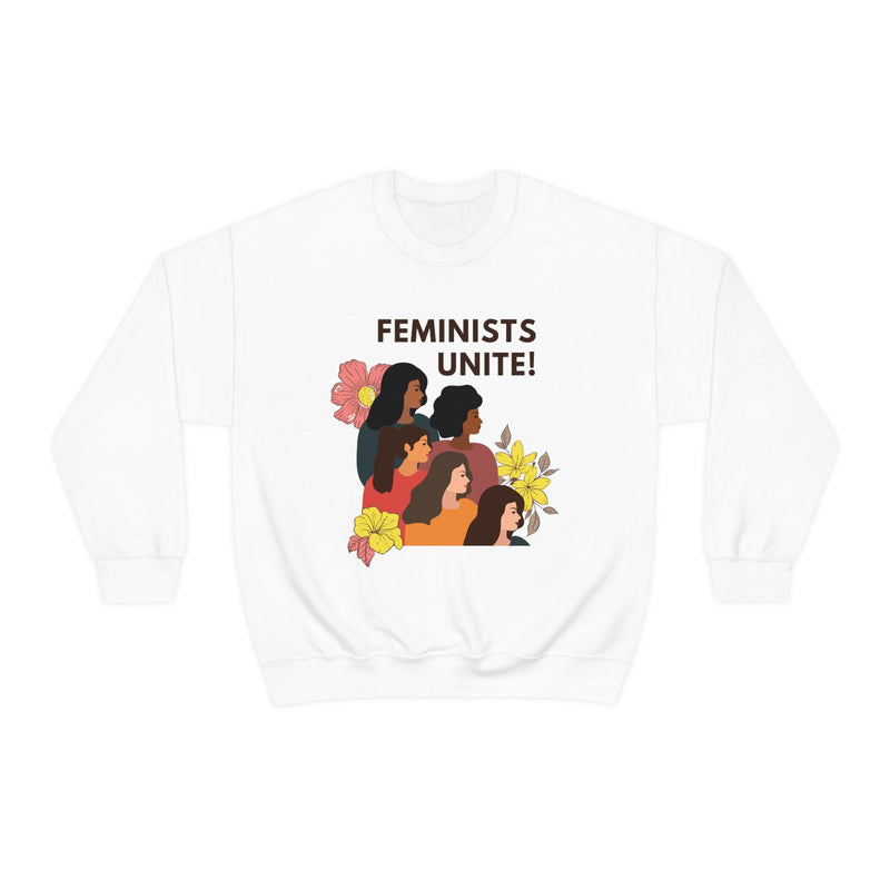 Unisex Heavy Blend Crewneck feminist Sweatshirt