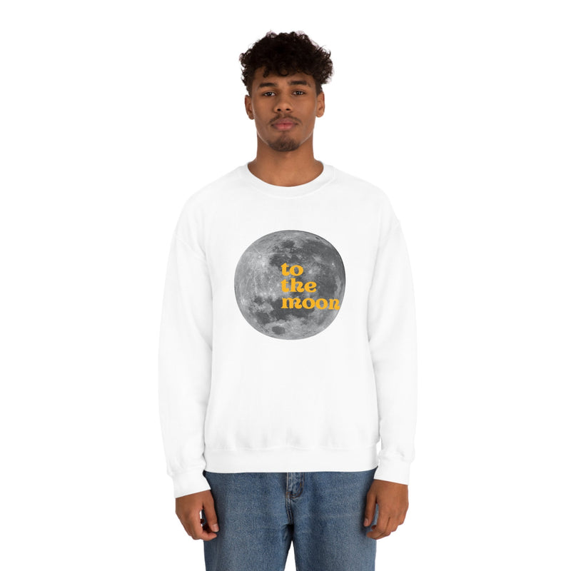 Unisex Heavy Blend Crewneck two the moon Sweatshirt