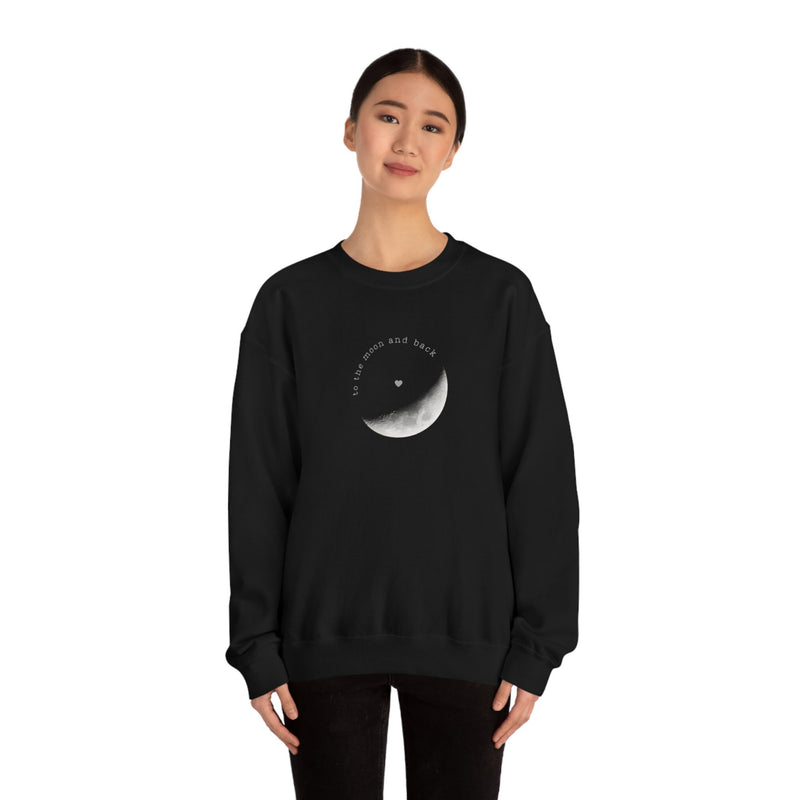 Unisex Heavy Blend Crewneck two the moon Sweatshirt