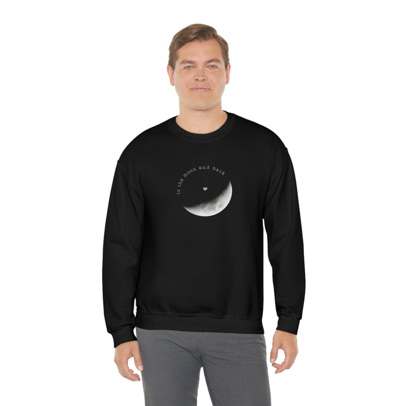 Unisex Heavy Blend Crewneck two the moon Sweatshirt