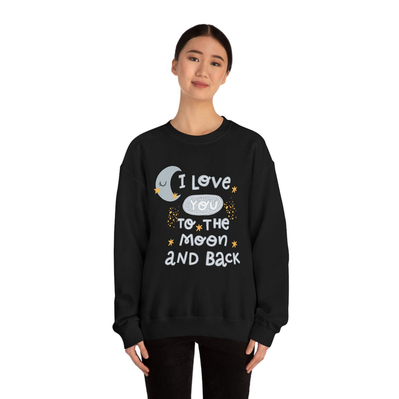 Unisex Heavy Blend Crewneck two the moon Sweatshirt