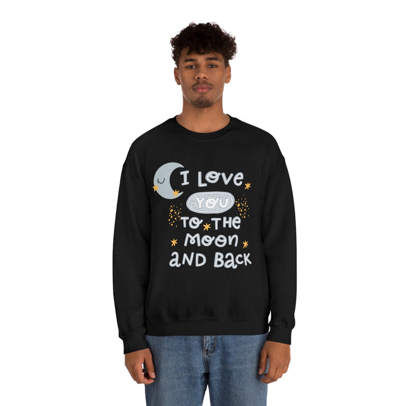 Unisex Heavy Blend Crewneck two the moon Sweatshirt