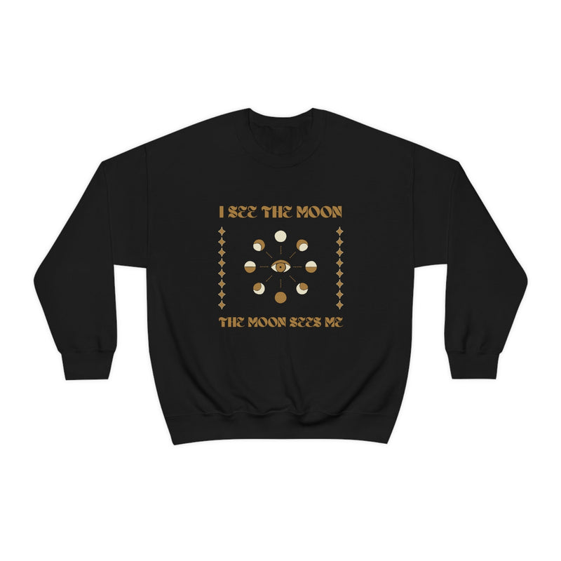 Unisex Heavy Blend Crewneck two the moon Sweatshirt