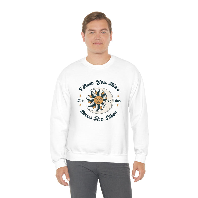 Unisex Heavy Blend Crewneck two the moon Sweatshirt