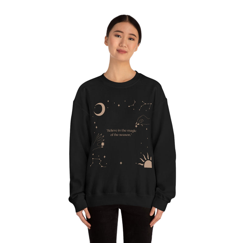 Unisex Heavy Blend Crewneck two the moon Sweatshirt