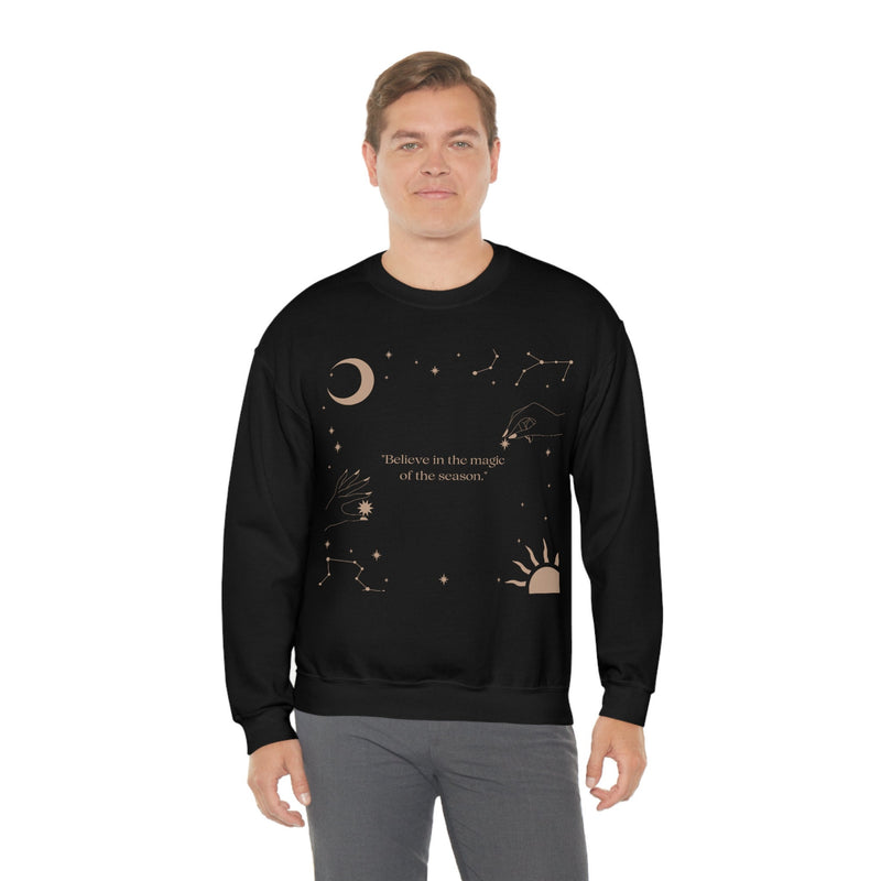 Unisex Heavy Blend Crewneck two the moon Sweatshirt