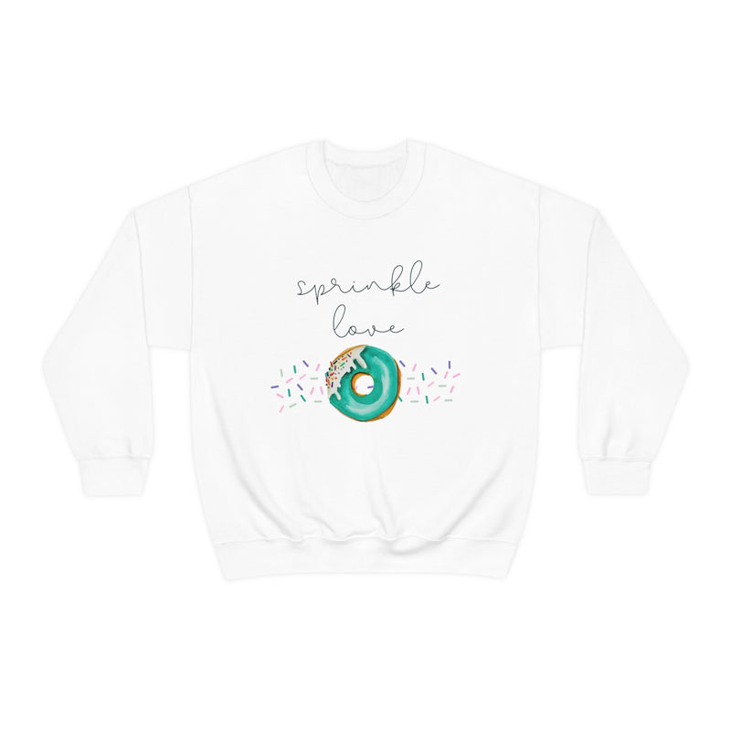 Unisex Heavy Blend Crewneck donut shirt Sweatshirt