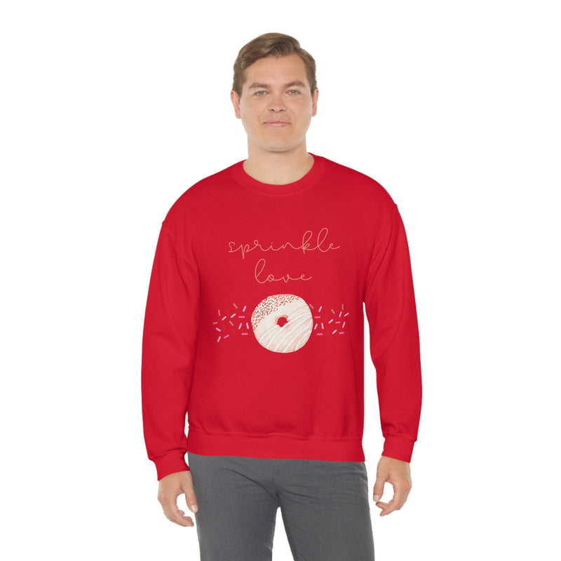 Unisex Heavy Blend Crewneck donut shirt Sweatshirt