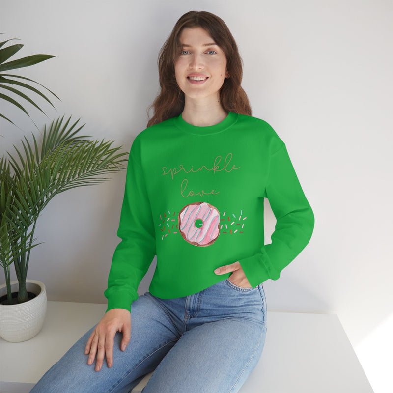 Unisex Heavy Blend Crewneck donut shirt Sweatshirt